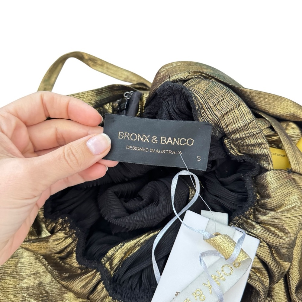Bronx and Banco Goddess Gown Gold - Picture 7 of 9